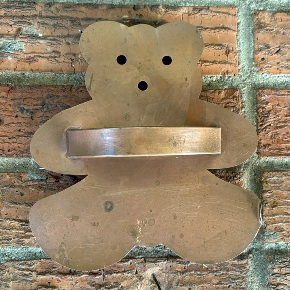 Vintage Cape Cod Copper Works XL Copper Cookie Cutter Teddy Bear Cutout - Picture 1 of 3